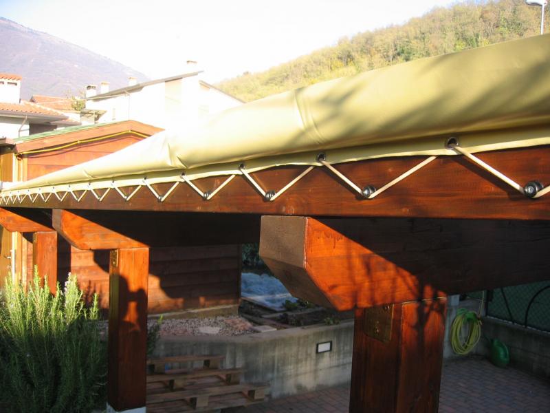 Montaggio Telo Corda e Bottoni