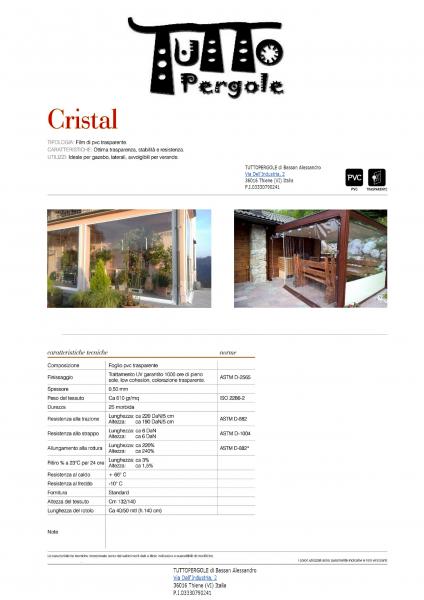 Scheda tecnica PVC CRISTAL documento in PDF