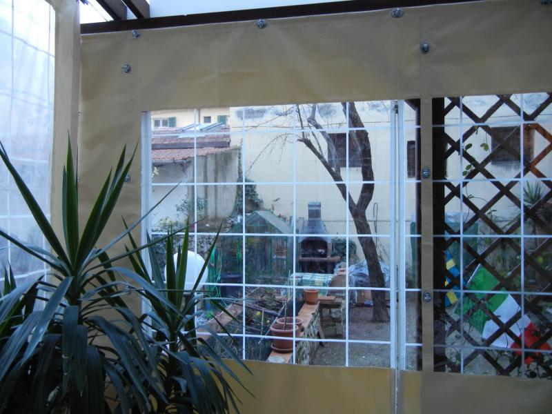 DIVISORIO VERANDA CON TELI IN PVC