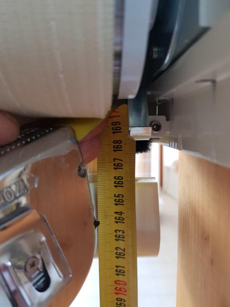 7 ° Fare la misura dei cavi laterali
