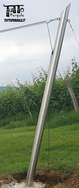 Palo Acciaio Satinato